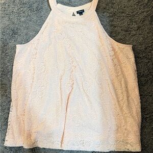 Torrid Blush Pink Lace Top